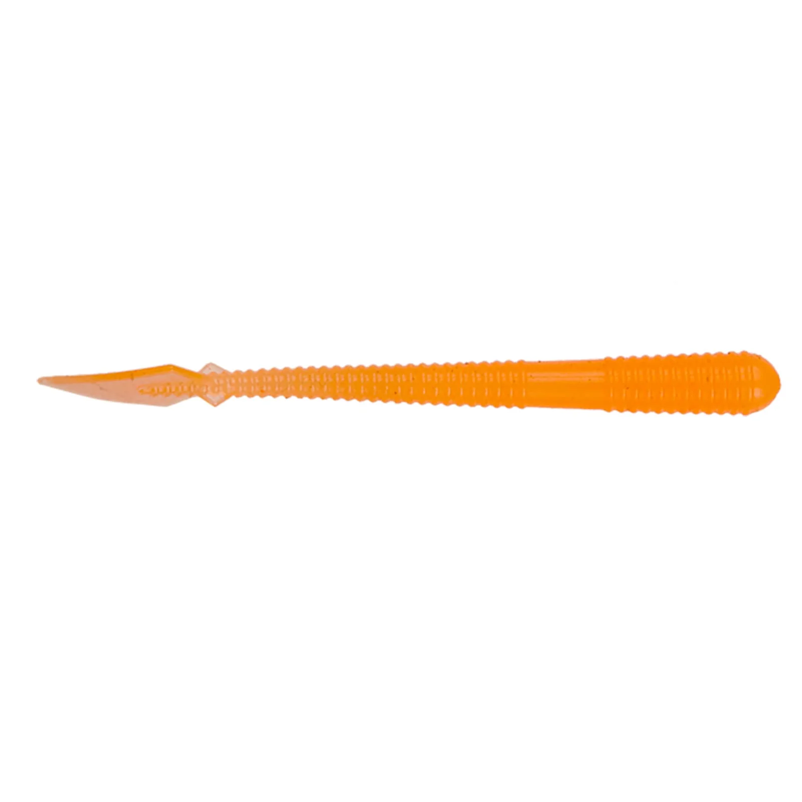 2.5 Freaky Frank S Worm Buffalo Fork Orange (10 Pack)
