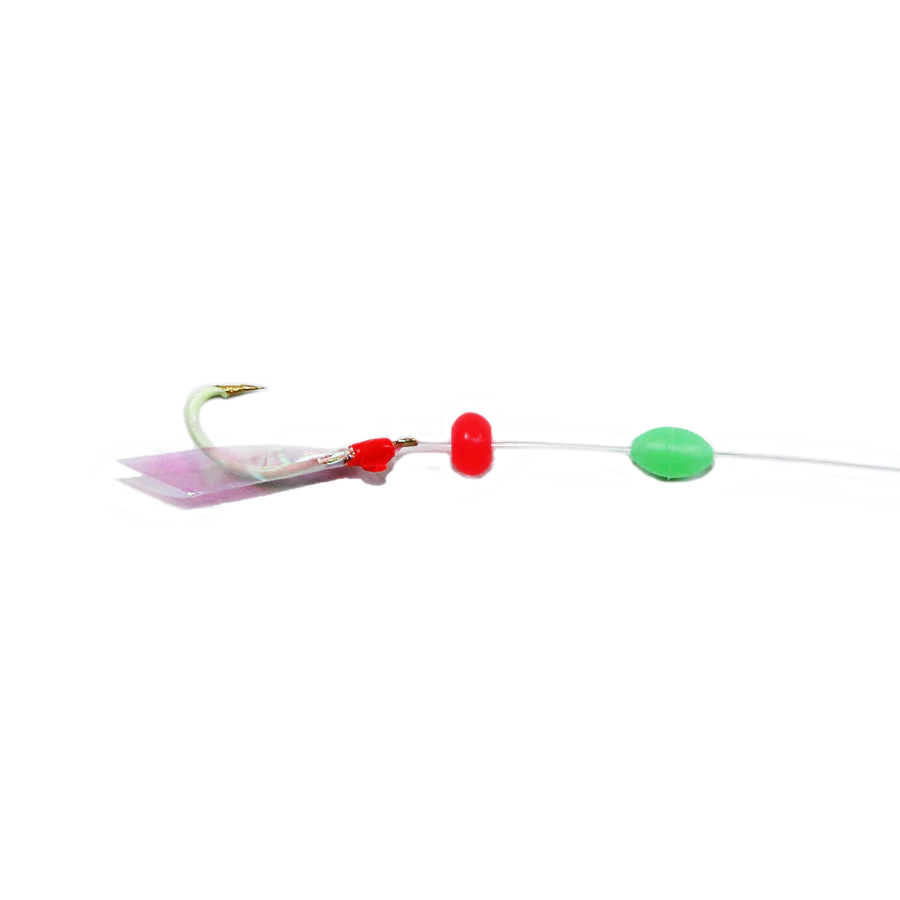 Ahi USA Glow Hook Rainbow Skin Sabiki