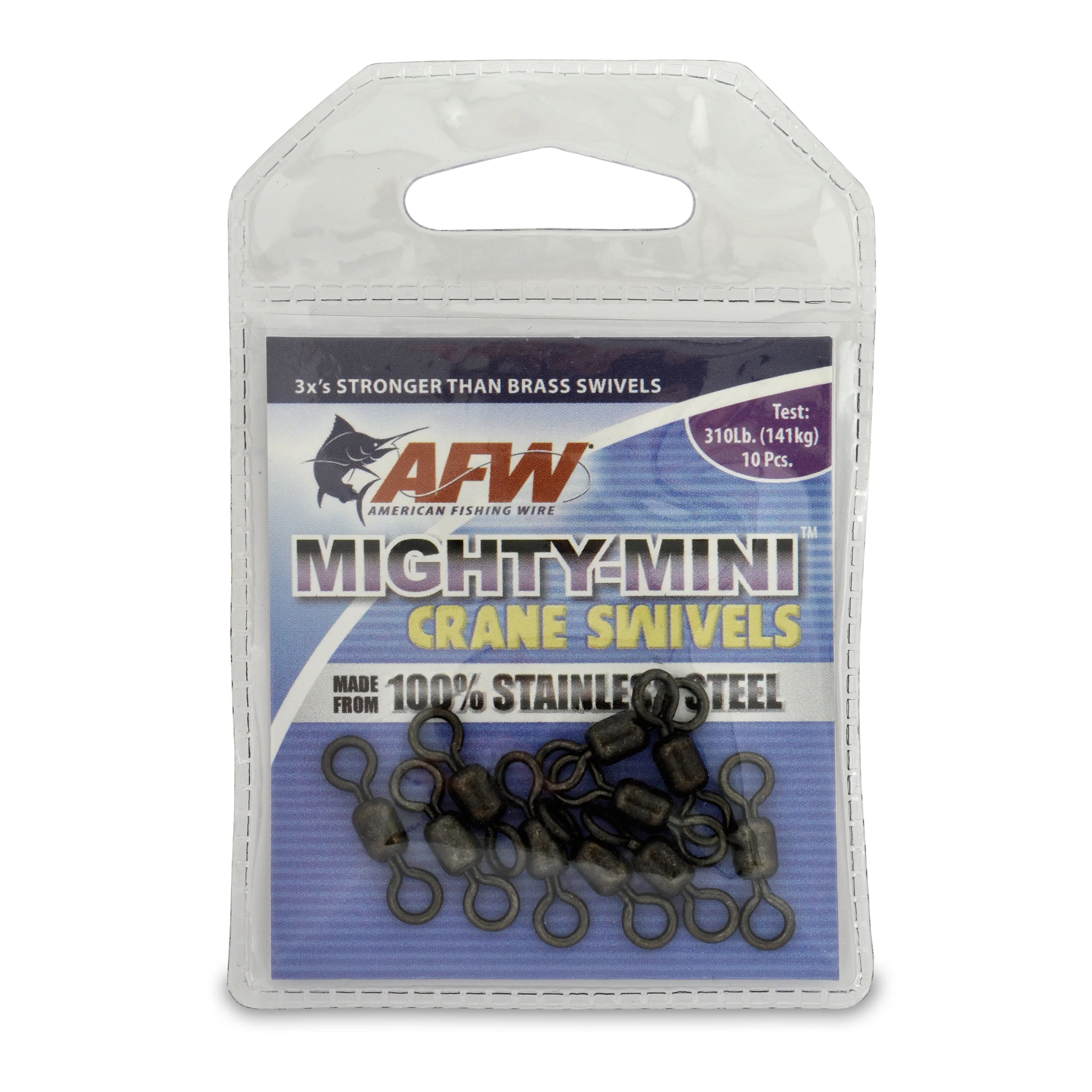 American Fishing Wire Mighty-Mini Stainless Steel Crane Swivels - Image 2