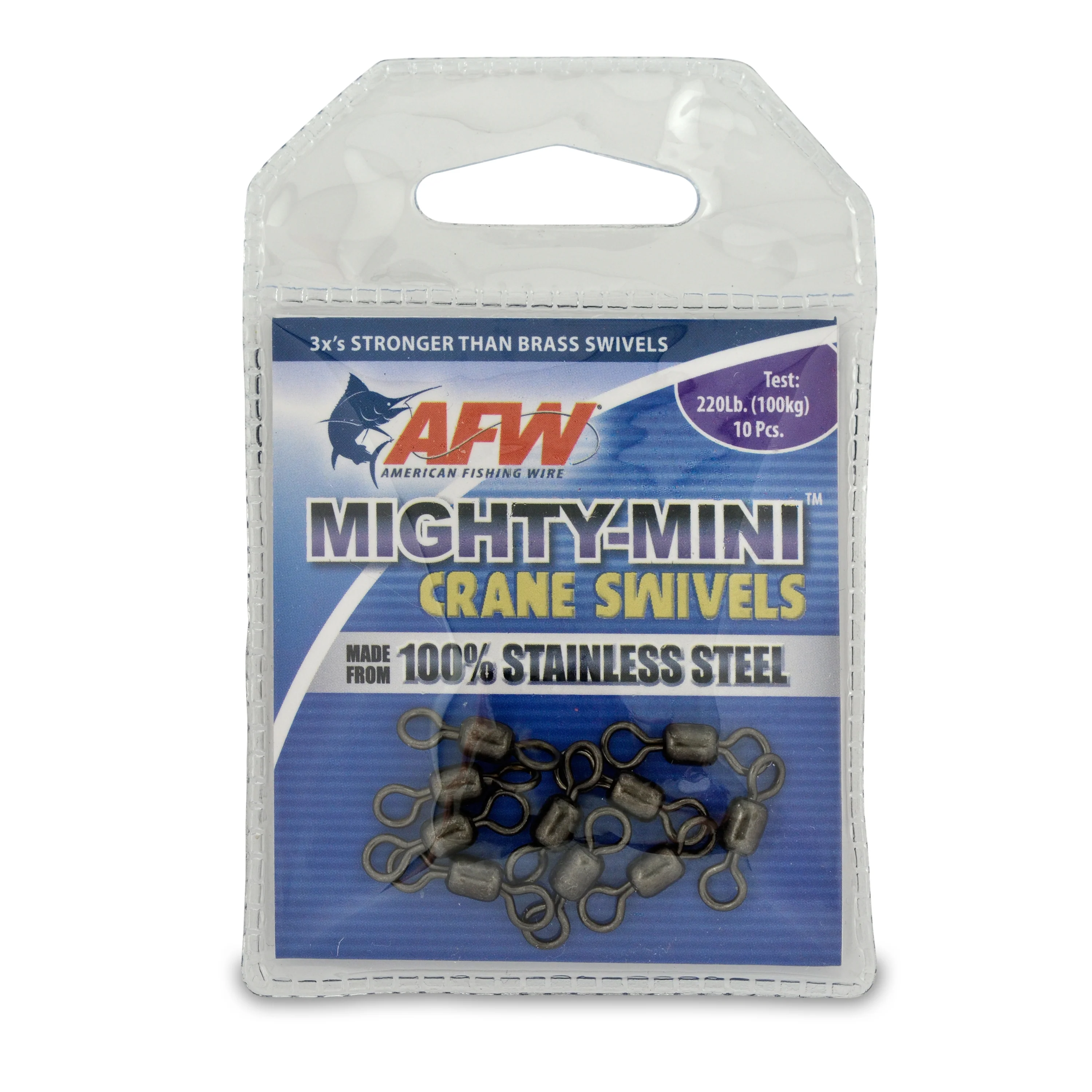 American Fishing Wire Mighty-Mini Stainless Steel Crane Swivels - Image 3