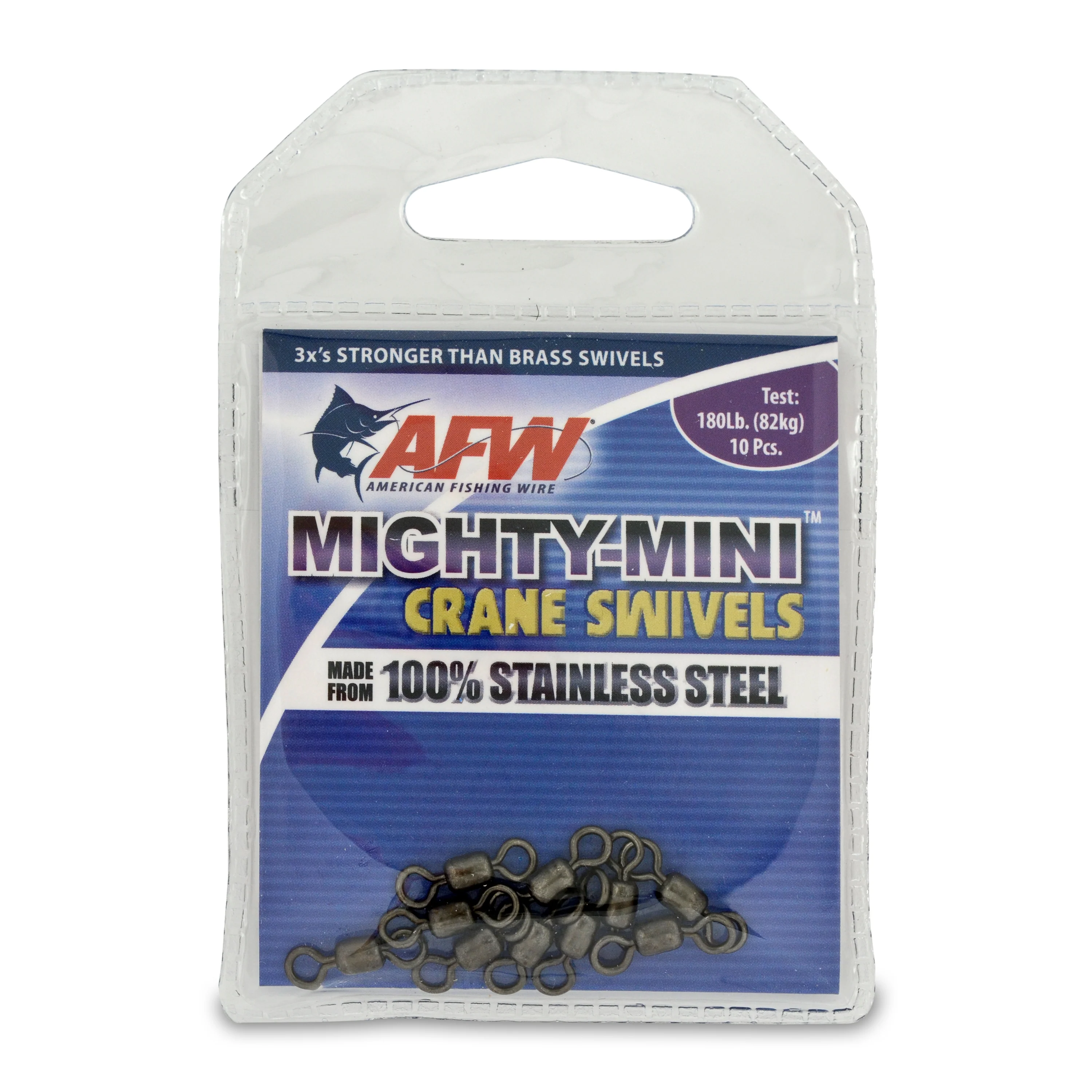 American Fishing Wire Mighty-Mini Stainless Steel Crane Swivels - Image 4