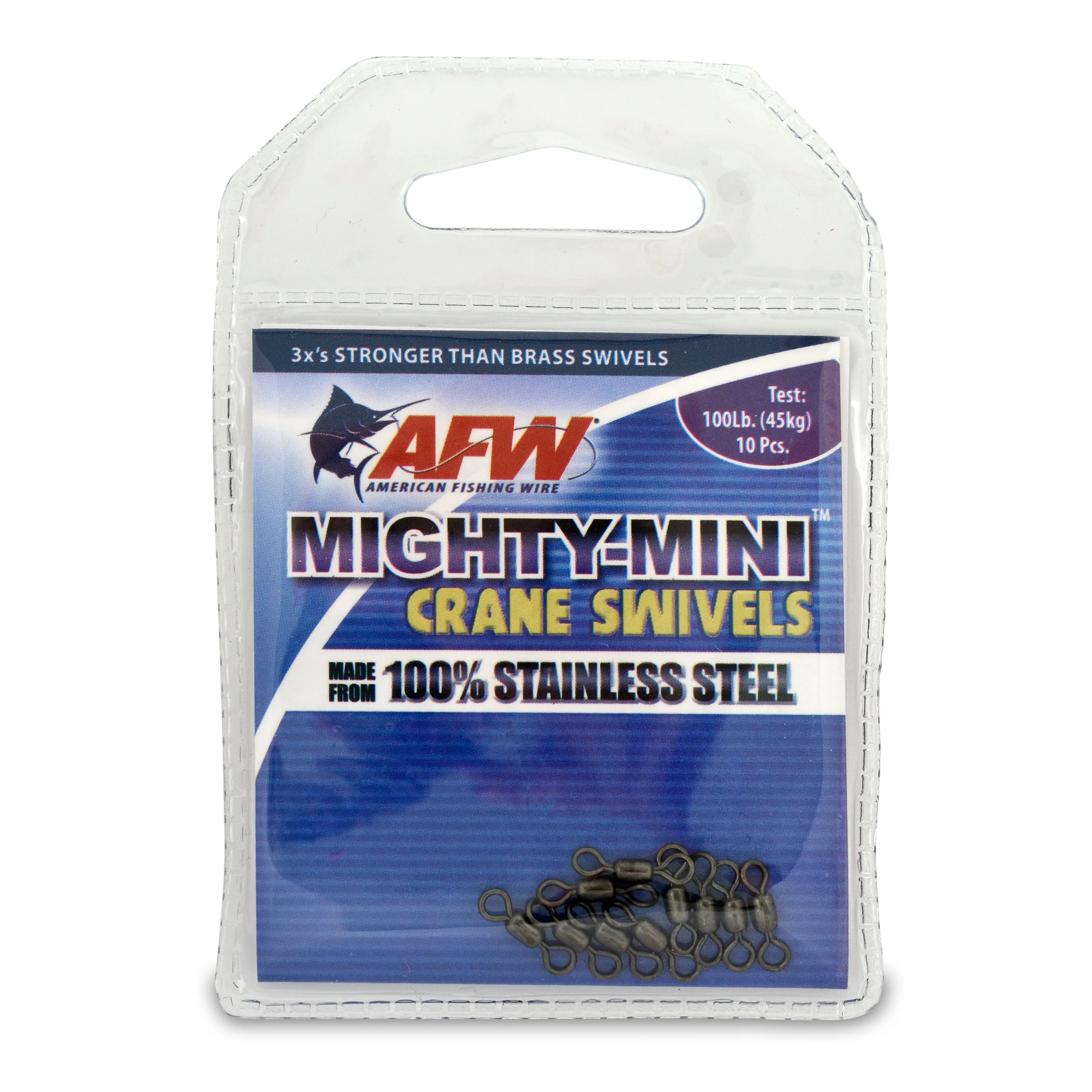 American Fishing Wire Mighty-Mini Stainless Steel Crane Swivels - Image 7