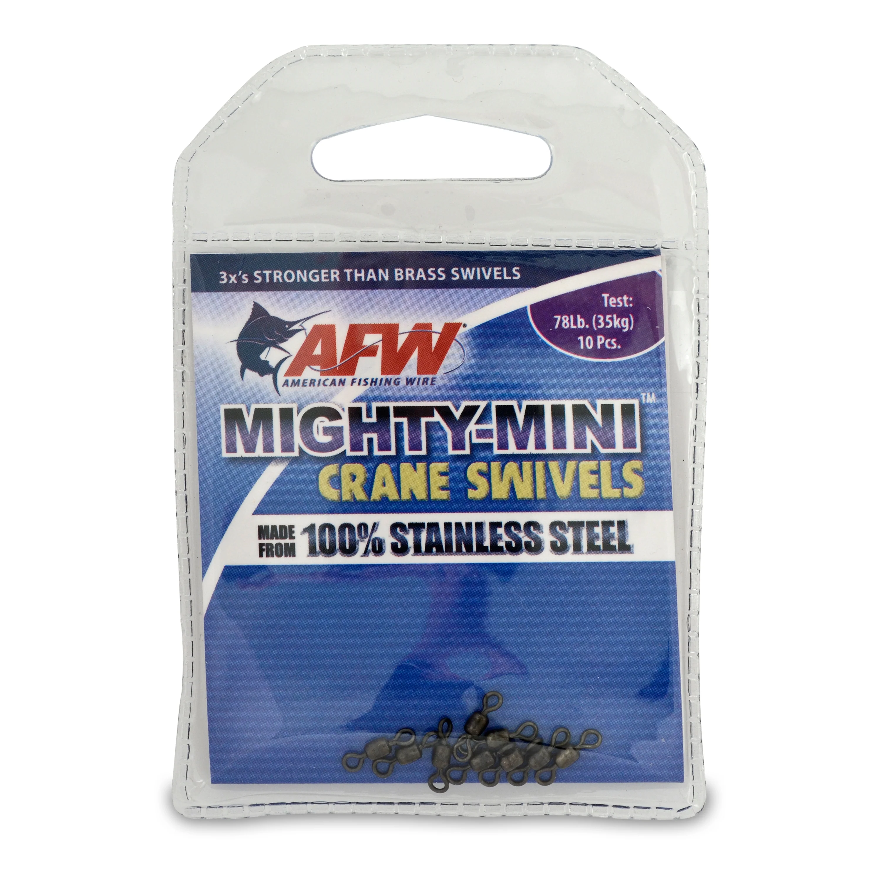 American Fishing Wire Mighty-Mini Stainless Steel Crane Swivels - Image 8