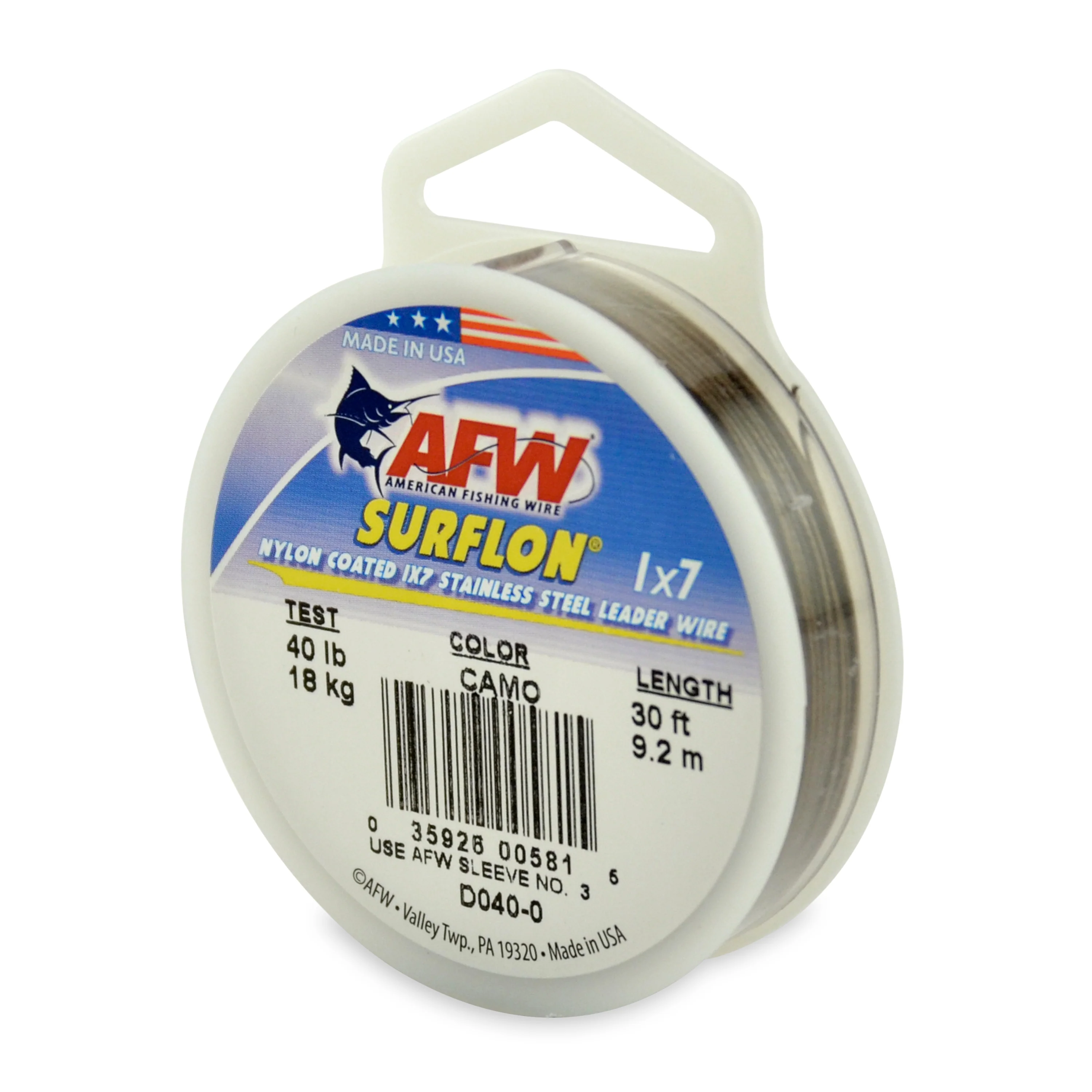 American Fishing Wire Surflon Nylon Coated 1X7 Stainless Steel Leader Wire - Image 2