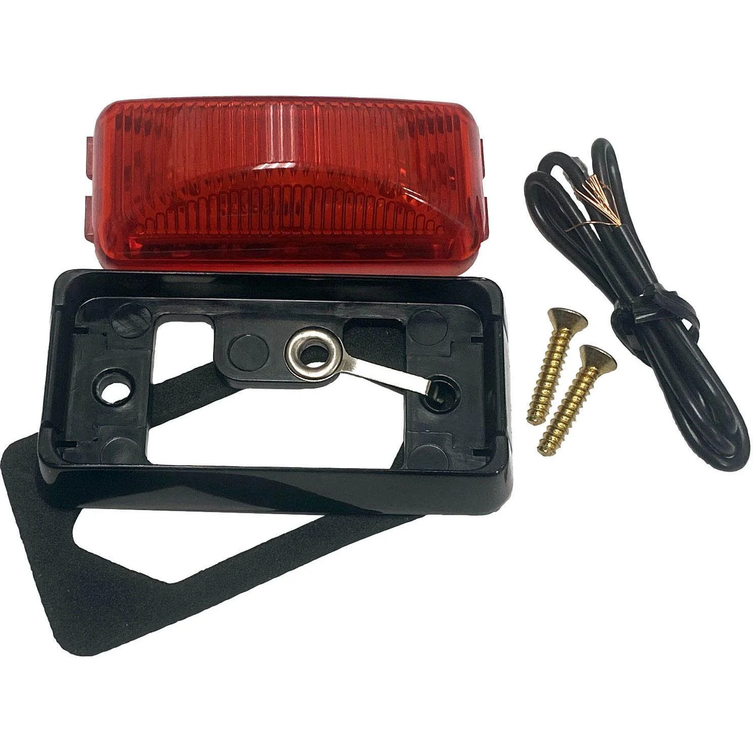 Anderson Side Marker Light Assembly w/Chrome Bracket - Image 2