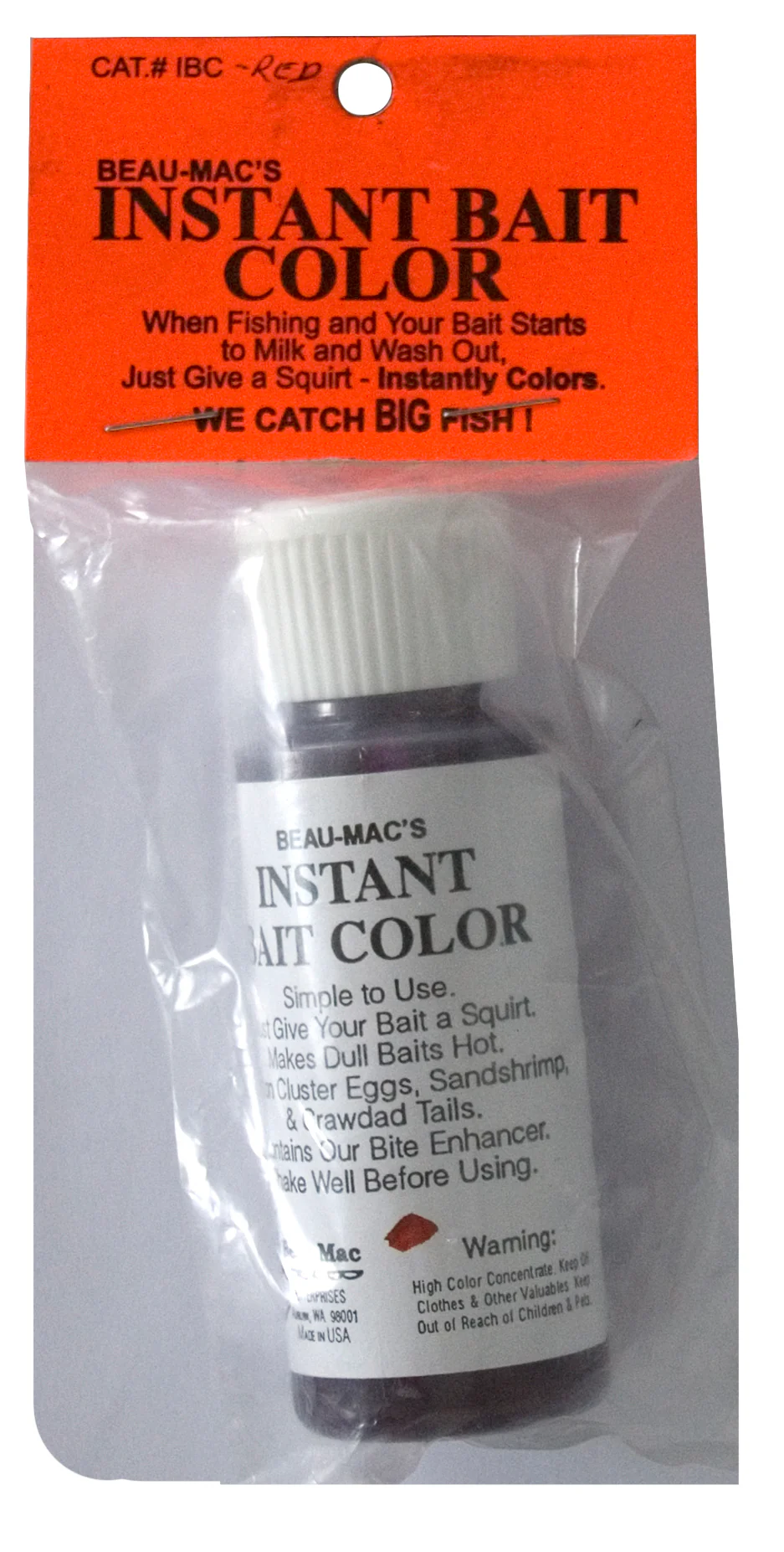 Beau Mac Pro Glow Instant Bait Color & Bite Enhancer Squirt Bottle - Image 2