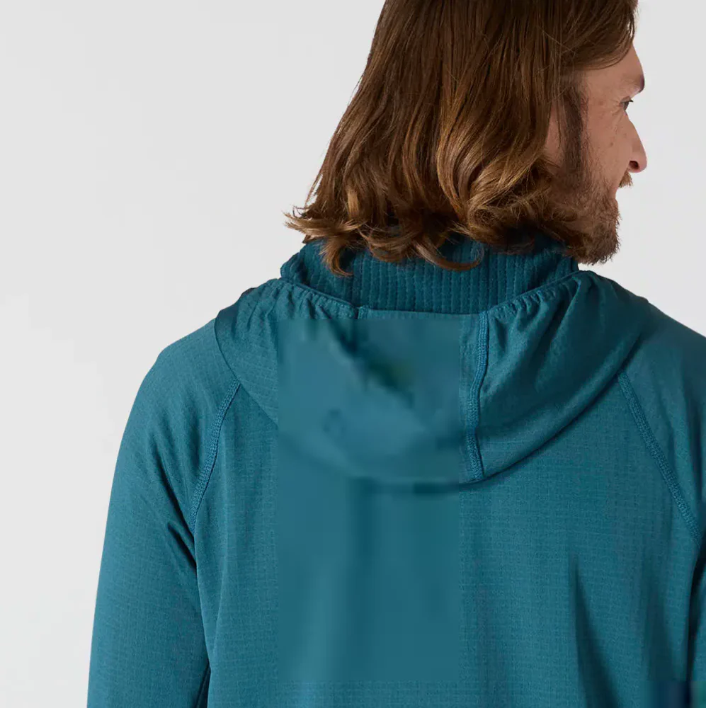 Carhartt Force Relaxed Fit Full-Zip Long-Sleeve Hooded Fleece-Lined Shirt Men's - Image 2