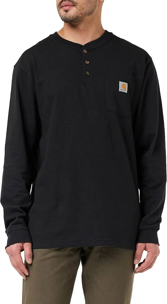 Carhartt Long Sleeve Pocket Henley Men's - Image 4