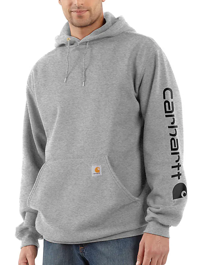 Carhartt Loose Fit Midweight Logo Sleeve Graphic Hoodie Men's - Image 21