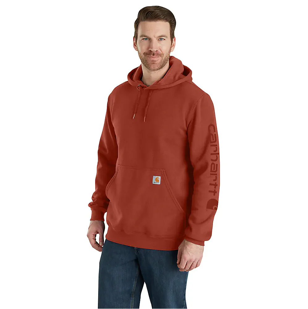 Carhartt Loose Fit Midweight Logo Sleeve Graphic Hoodie Men's - Image 26