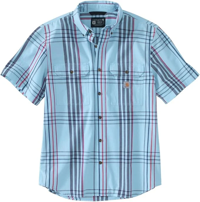 Carhartt Loose Fit Midweight Short Sleeve Plaid Shirt - Image 3