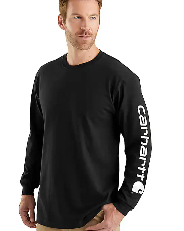 Carhartt Men's Graphic Logo Long Sleeve T-Shirt - Image 6