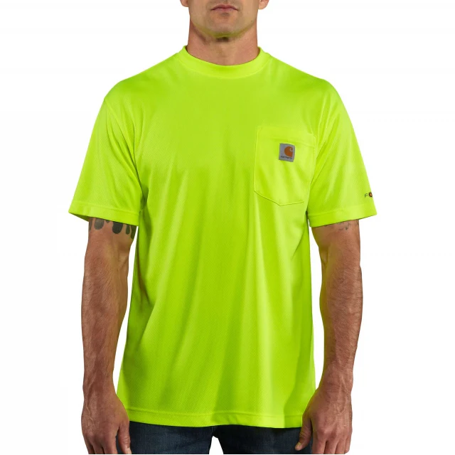 Carhartt Men's HV Frc Relaxed Fit Light Weight CE Short-Sleeved Pocket T-Shirt - Image 2