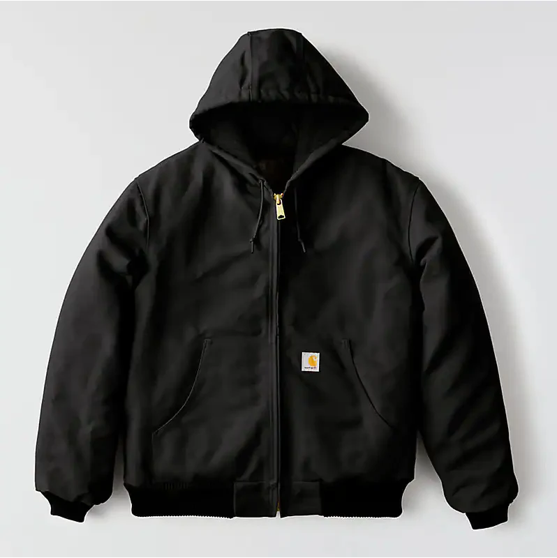 Carhartt Men's Loose Fit Firm Duck Insulated Flannel-Lined Active Jacket - Image 2