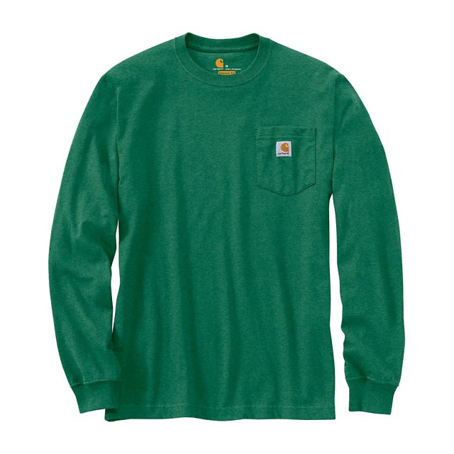 Carhartt Men's Loose Fit Heavyweight Long-Sleeve Pocket T-Shirt - Image 4