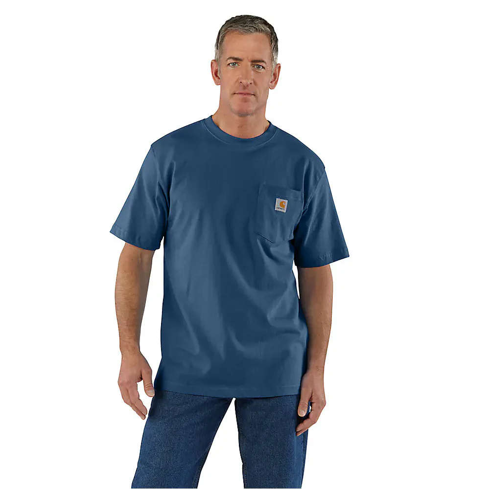 Carhartt Men's Loose Fit Heavyweight Short-Sleeve Pocket T-Shirt - Image 26