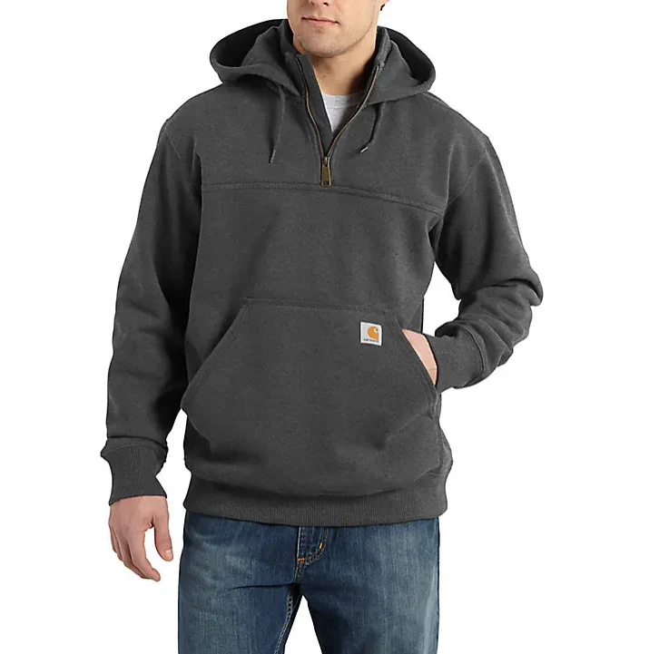 Carhartt Men's Rain Defender Loose Fit Heavyweight 1/4 Zip Hoodie - Image 3