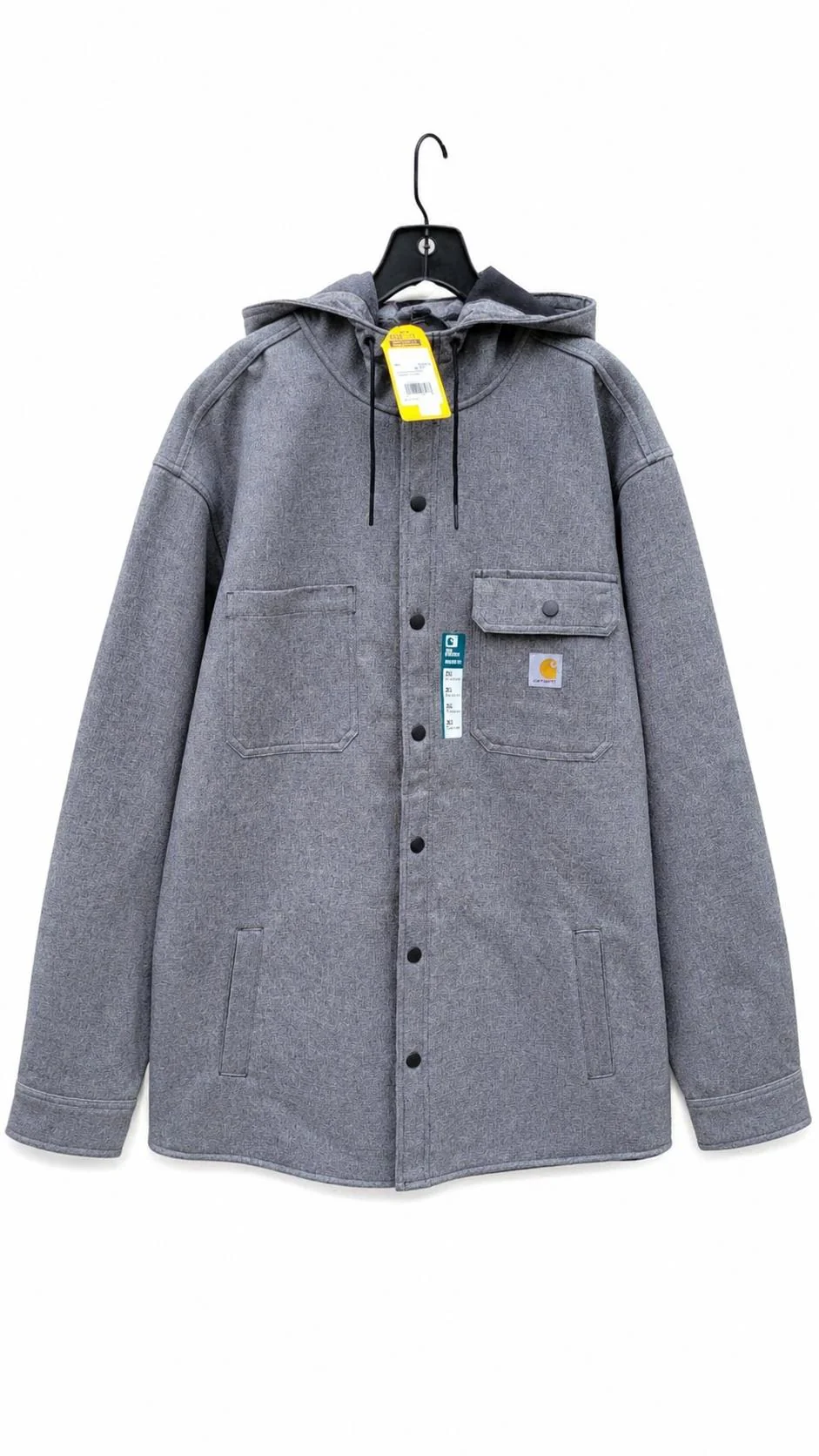 Carhartt Rain Defender Relaxed Fit Heavyweight Hooded Shirt Jacket Men's - Image 5
