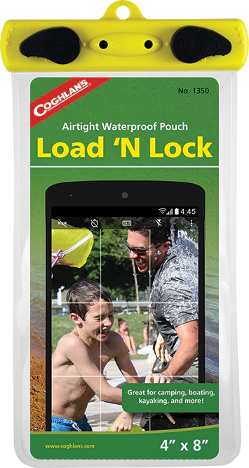 Coghlan S Clear Load N Lock Airtight 4 X 7 Waterproof Pouch Ideal For Water Sports