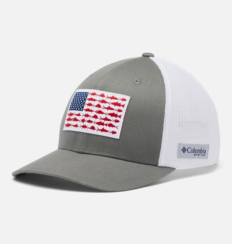 Columbia PFG Fish Flag Mesh Ball Cap - Image 3