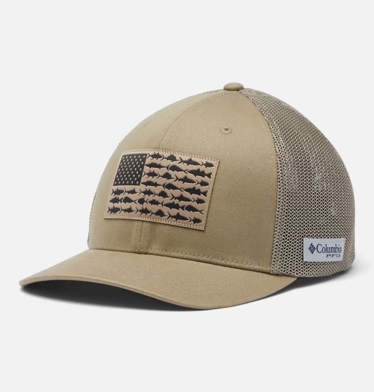 Columbia PFG Fish Flag Mesh Ball Cap - Image 4