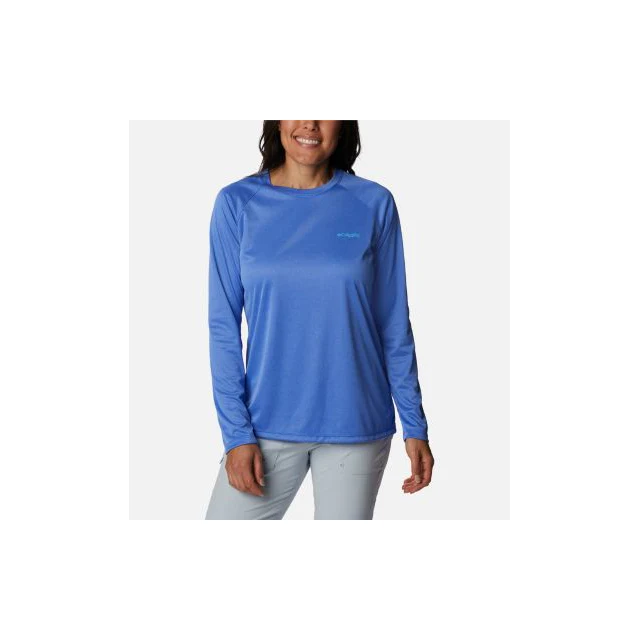 Columbia Women's Tidal Tee Heather Long Sleeve - Image 10