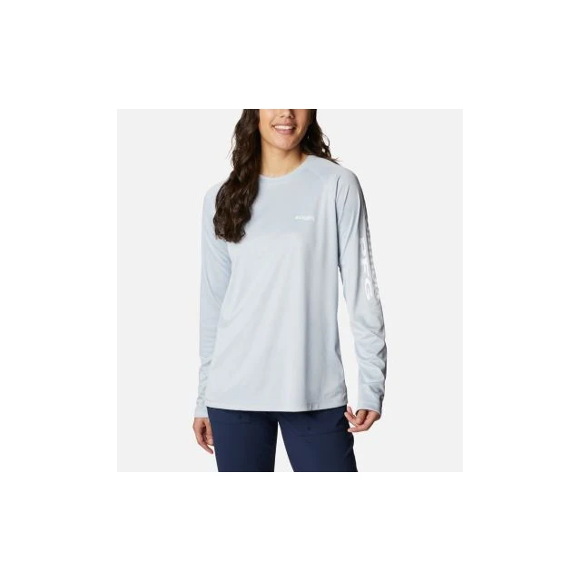 Columbia Women's Tidal Tee Heather Long Sleeve - Image 7