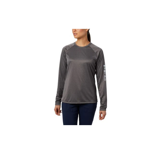 Columbia Women's Tidal Tee Heather Long Sleeve - Image 8