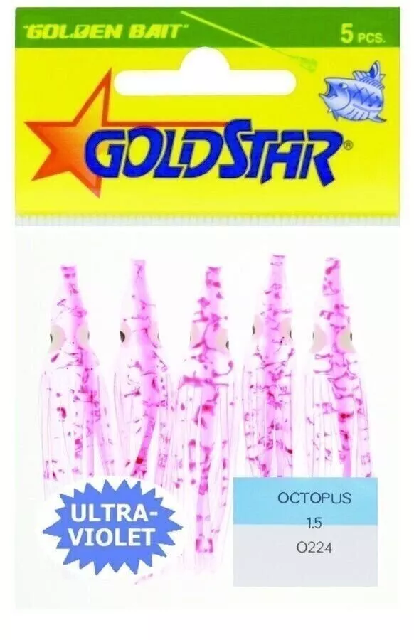 Gold Star Yamashita 1¾” Micro Squid 5Pk - Image 5