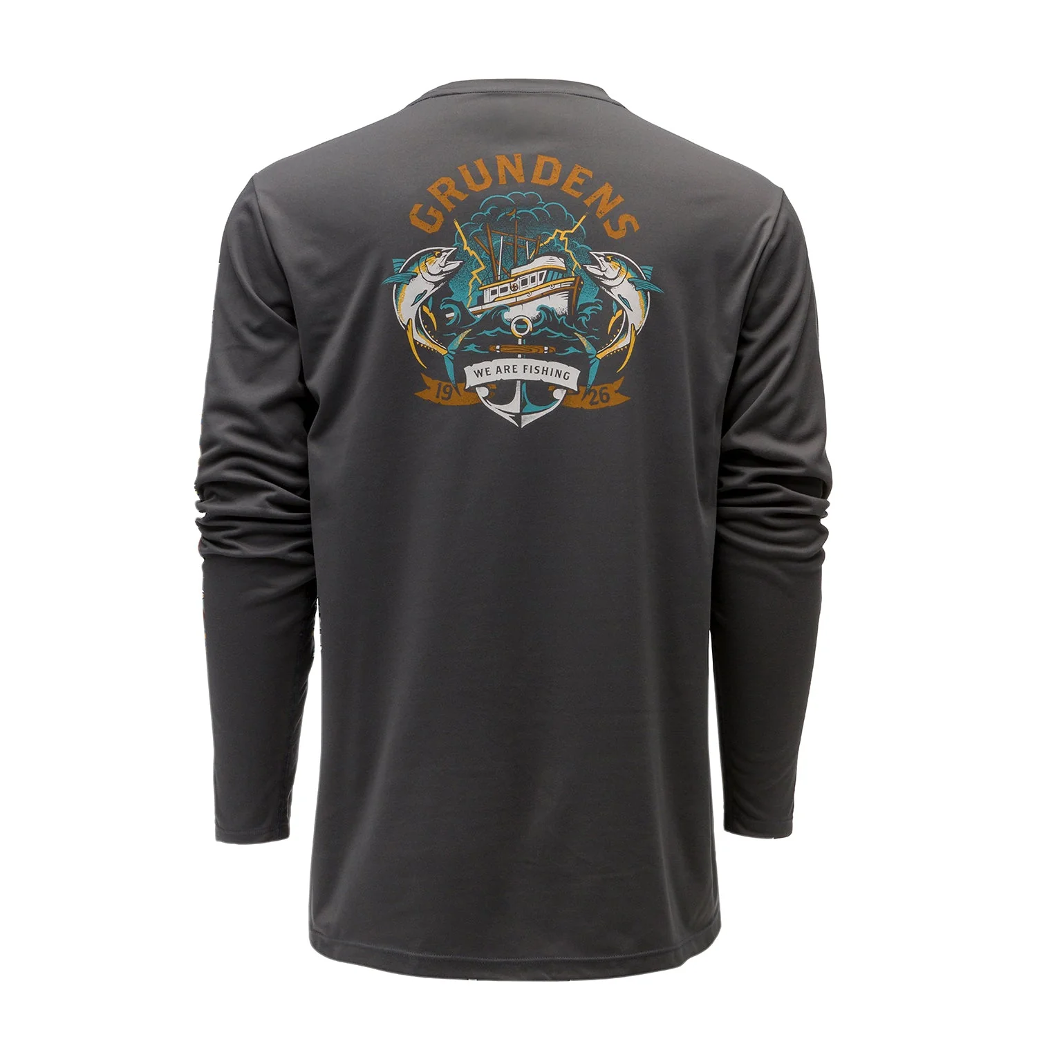 Grundens Tuna Tattoo LS Tech Tee Men's - Image 3