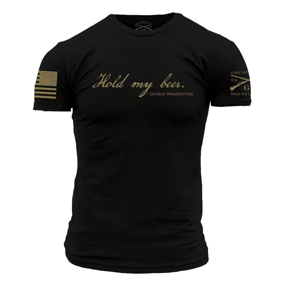 Grunt Style Hold My Beer T-Shirt Men's