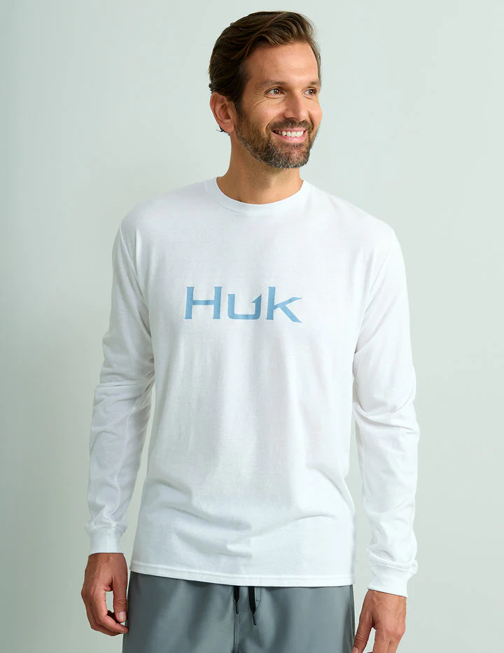 Huk Gear Classic Logo Long Sleeve Tee Men's - Image 2