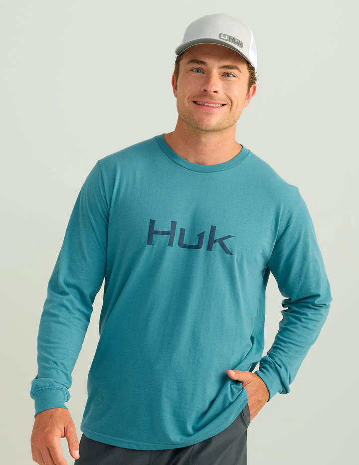 Huk Gear Classic Logo Long Sleeve Tee Men's - Image 3