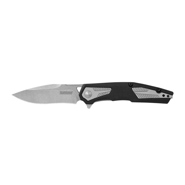 Kershaw 1390BLUEBWX Tremolo Assited Opening Folding Knife 3.1" Blade Black Washed Blue Nylon Handle w/Black Inserts Clam BRS Exclusive