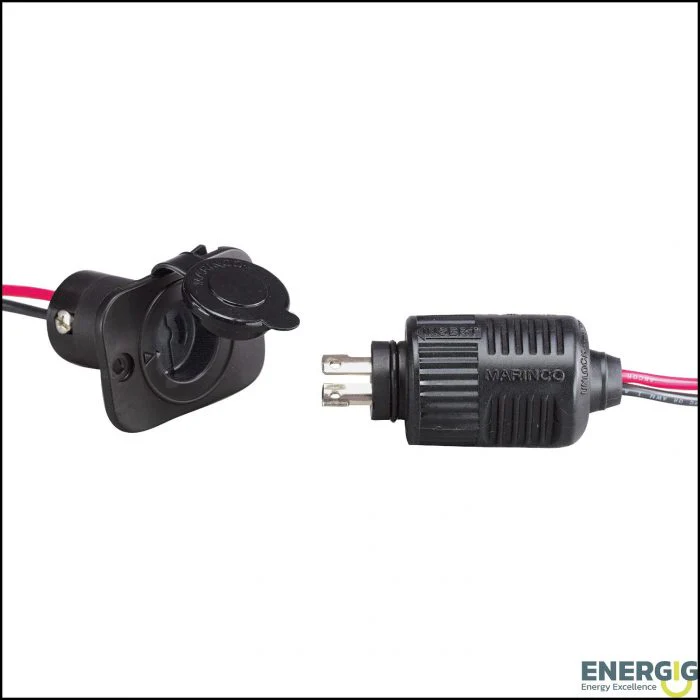 Marinco Motor Plug & Receptacle 2Wr 10Ga