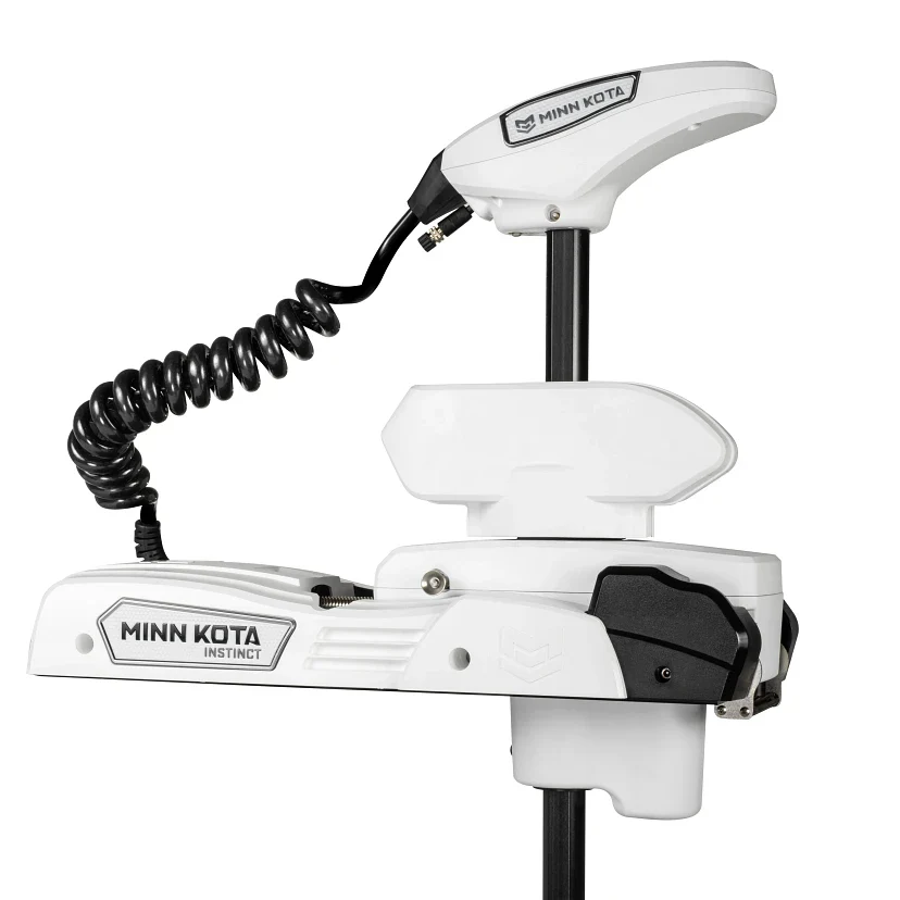 Minn Kota Riptide Instinct QUEST Bow Mount (White) 90/115Lb Thrust 60" w/Wireless Remote 1358560