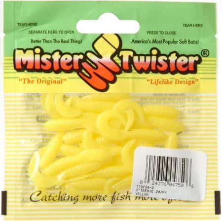 Mister Twister 2" Yellow Teeny