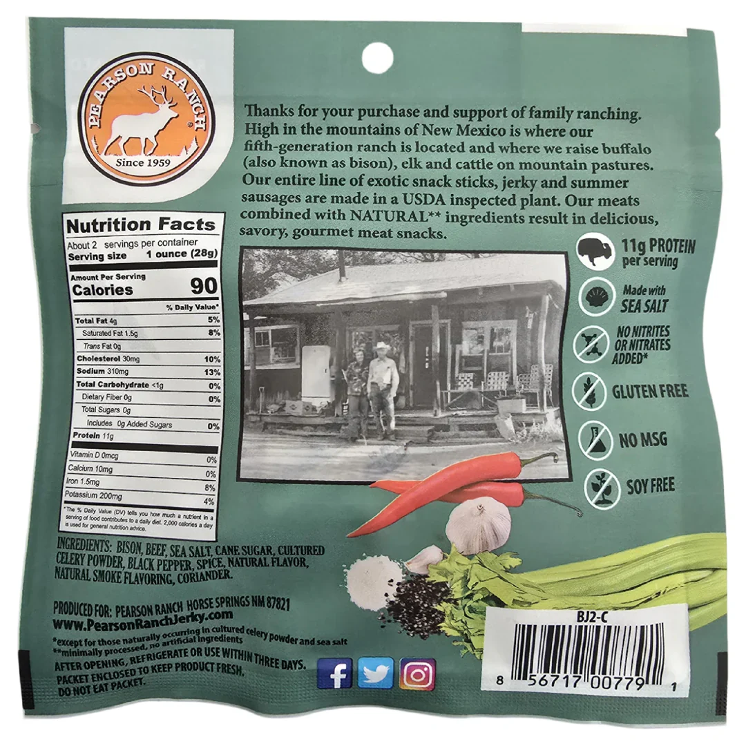 Pearson Ranch Bison Jerky - Image 2