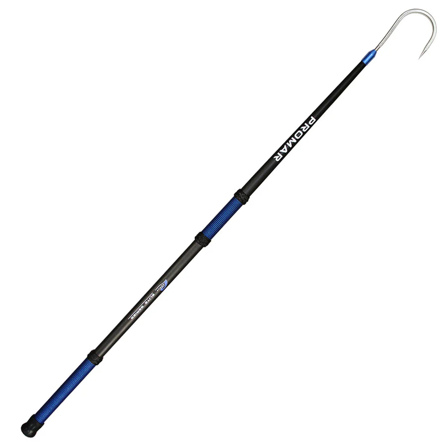 Promar Elite Series Carbon Fiber Gaff- 6FT 2" Hook