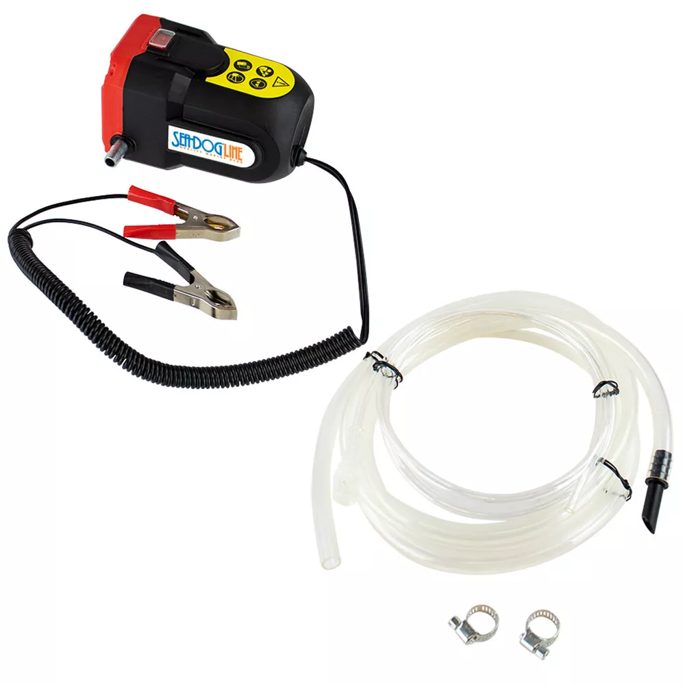 Sea Dog Oil Change Pump w/Battery Clips - 12V 501072-3 - Image 2