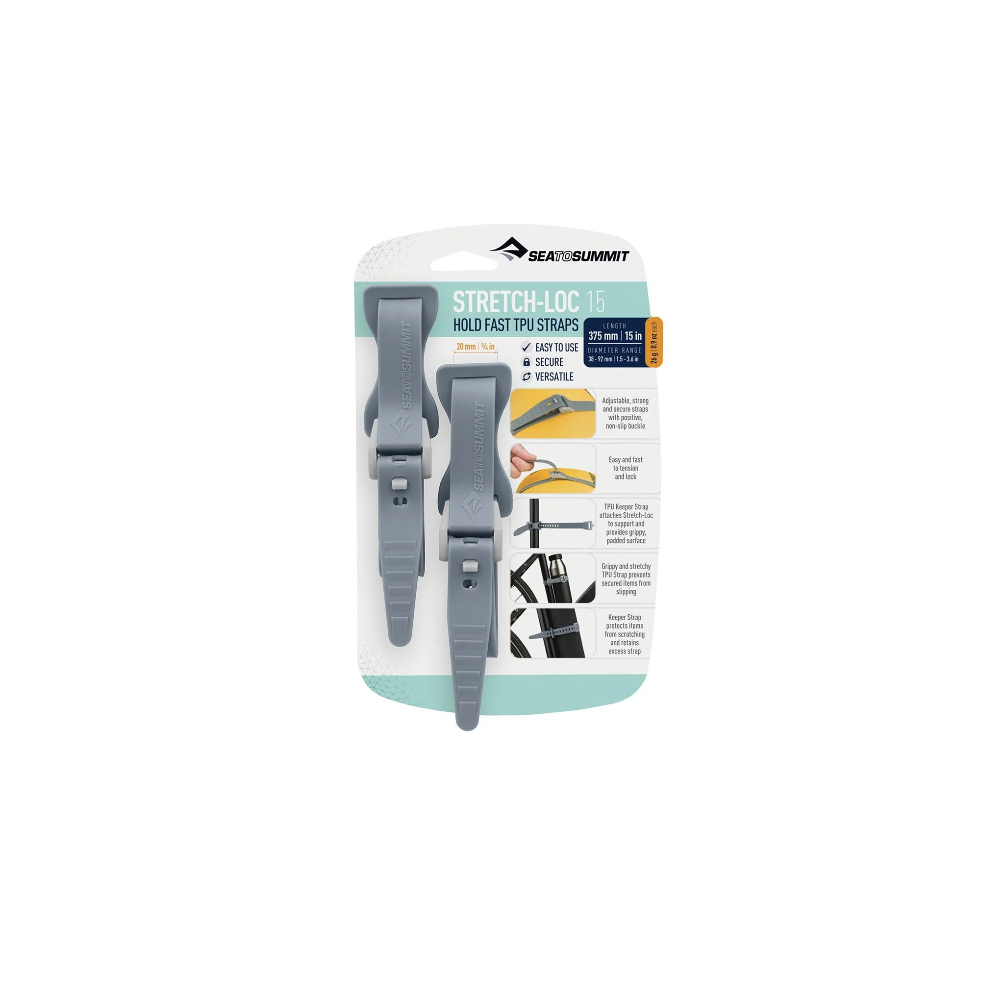 Sea To Summit Stretch-Loc Tpu Straps - Image 2