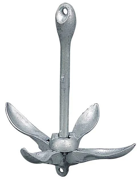 Sea Dog Galvanized Folding Grapnel Anchor - 7 lbs - 318007