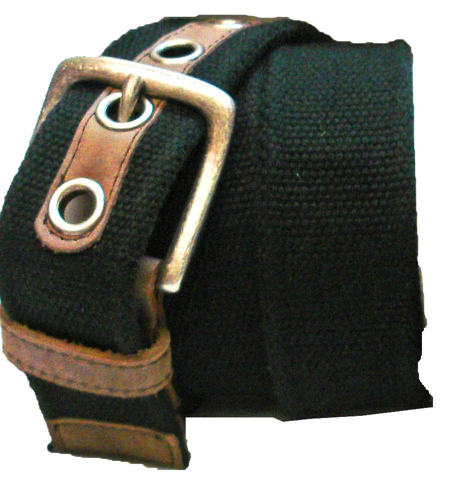 Sharp Cotton & Rugged Oil-Tanned Leather Casual Belts - Image 7