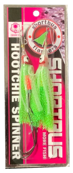 Shortbus Hoochie Tinsel Spinner Rig - 2PK - Image 2