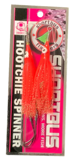 Shortbus Hoochie Tinsel Spinner Rig - 2PK - Image 4