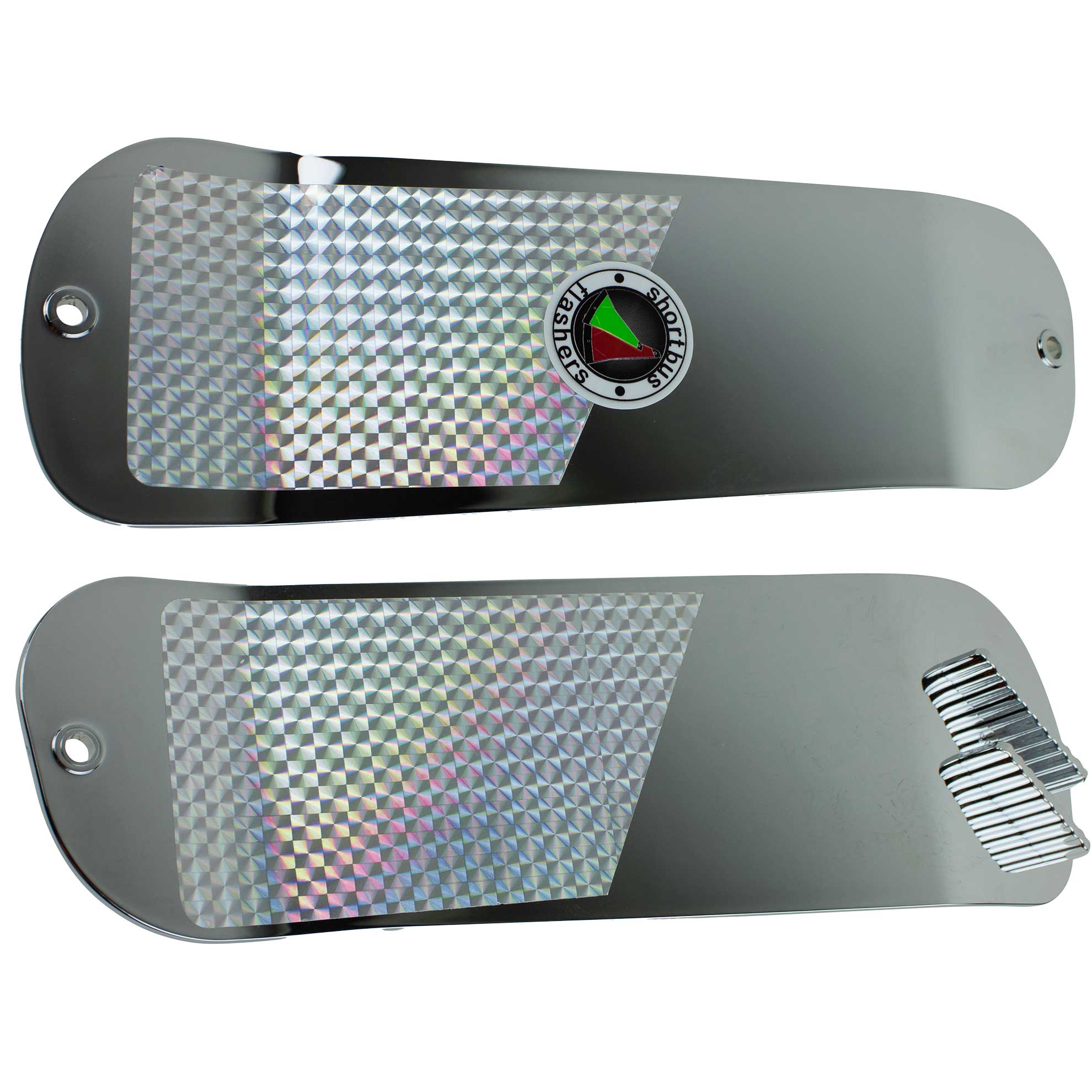 Shortbus Super Series Flashers | Dipped Silver Bullet; 11 in.
