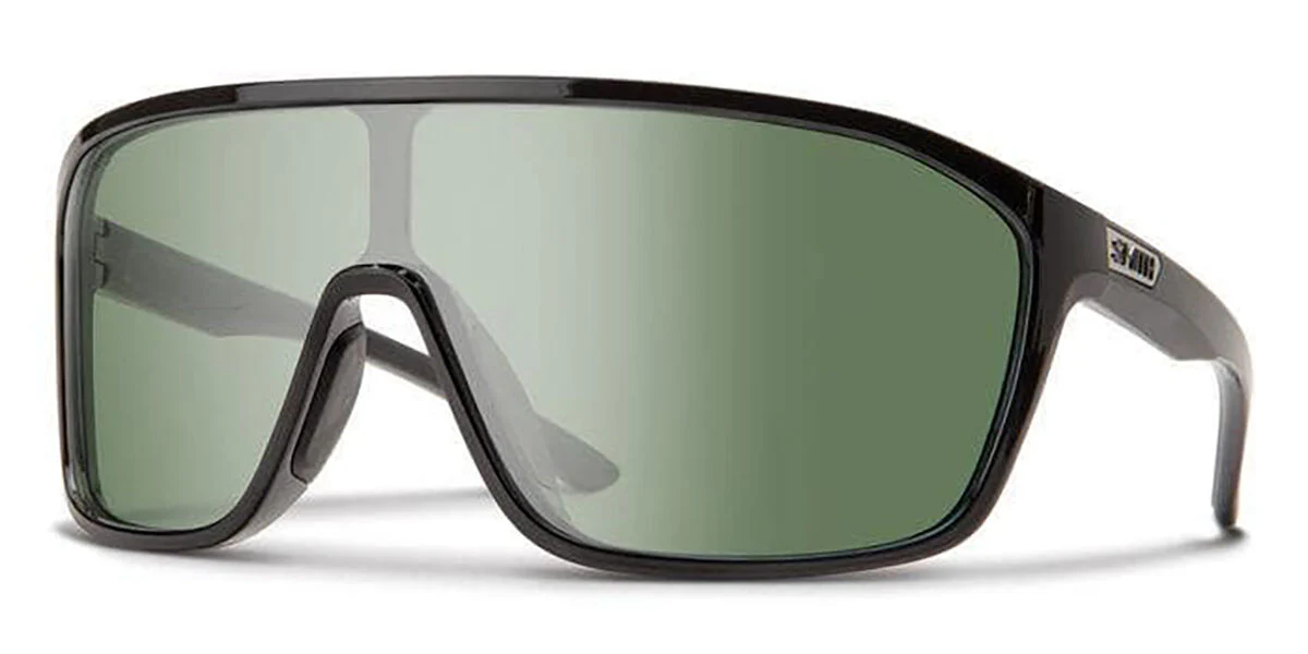 Smith BOOMTOWN Polarized 807/L7 Men's Sunglasses Black Size 135