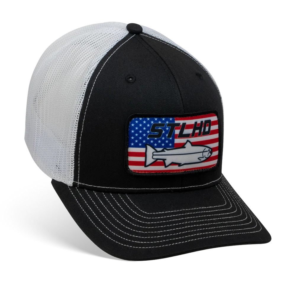 Stlhd Nation Black/White Trucker Snapback Hat - Image 5
