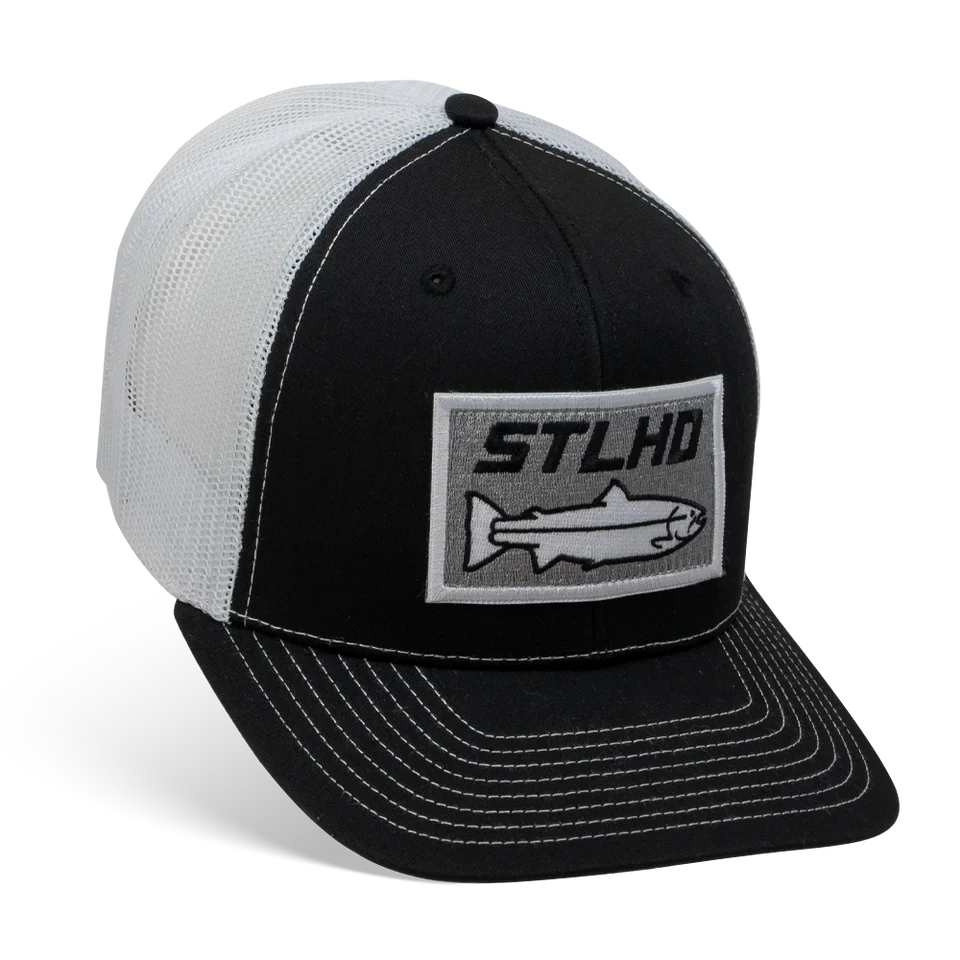 Stlhd Winter Ice Black/White Trucker Snapback Hat