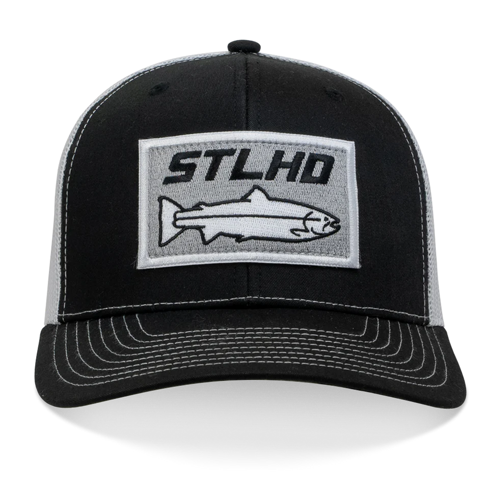 Stlhd Winter Ice Black/White Trucker Snapback Hat - Image 3